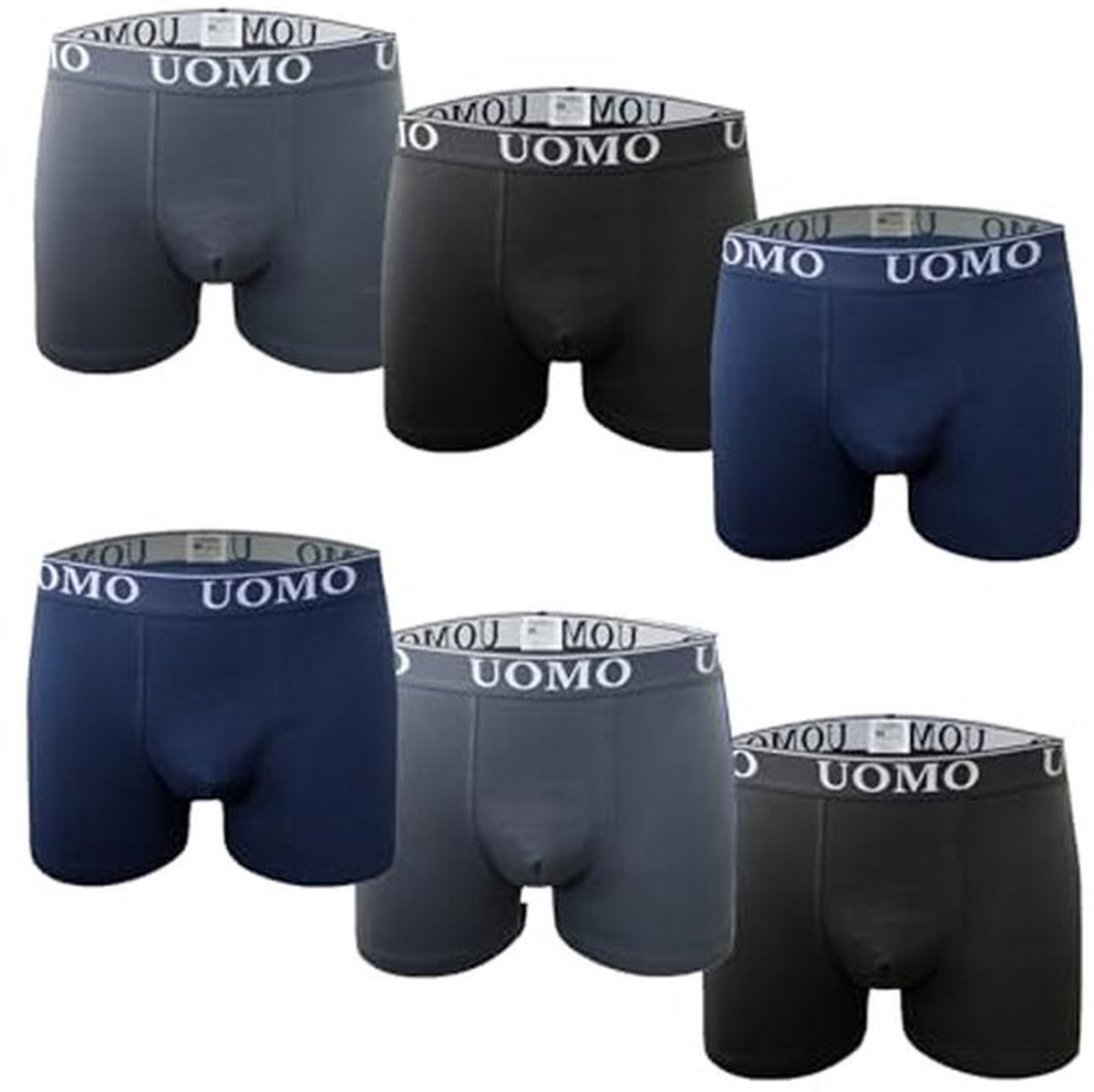 Channo Cotton Boxer Shorts for Men – Comfortable and Soft, Pack of 6, Moisture Regulating
