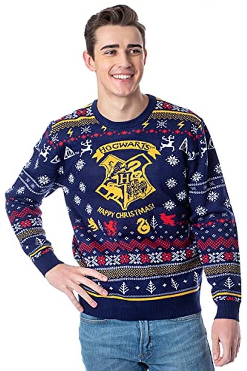 Lelijke kersttrui voor volwassenen - gebreide trui voor heren en dames
