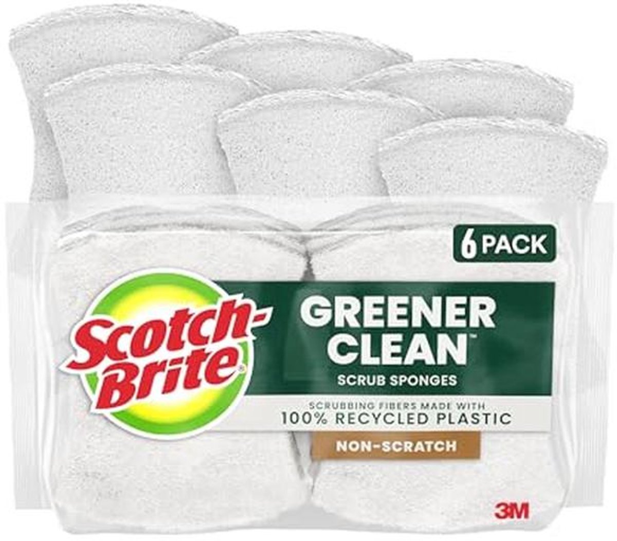 Niet-kras Schoonmaakspons - 100% Gerecycled Schrobmateriaal