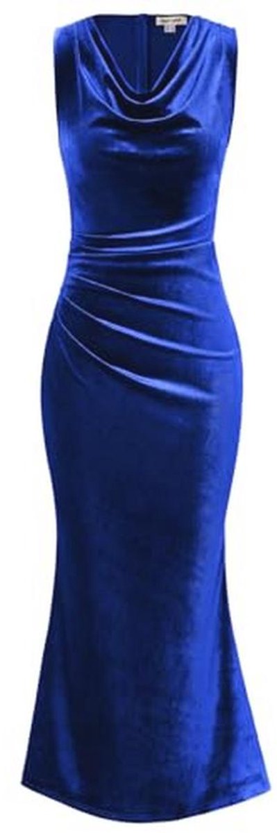 Lange Mouwloze Avondjurk voor Dames - Elegante Wikkeljurk voor Bruiloft en Party