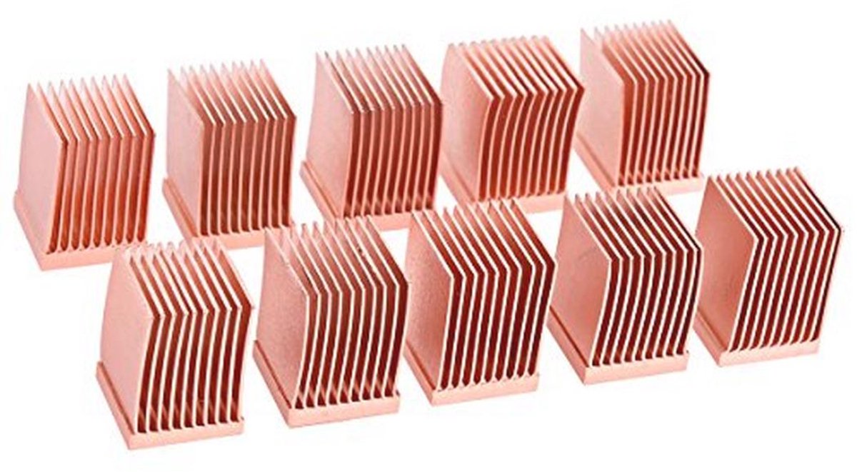 GPU RAM Koellichamen 10x10mm - 10 Stuks Passieve Koeling