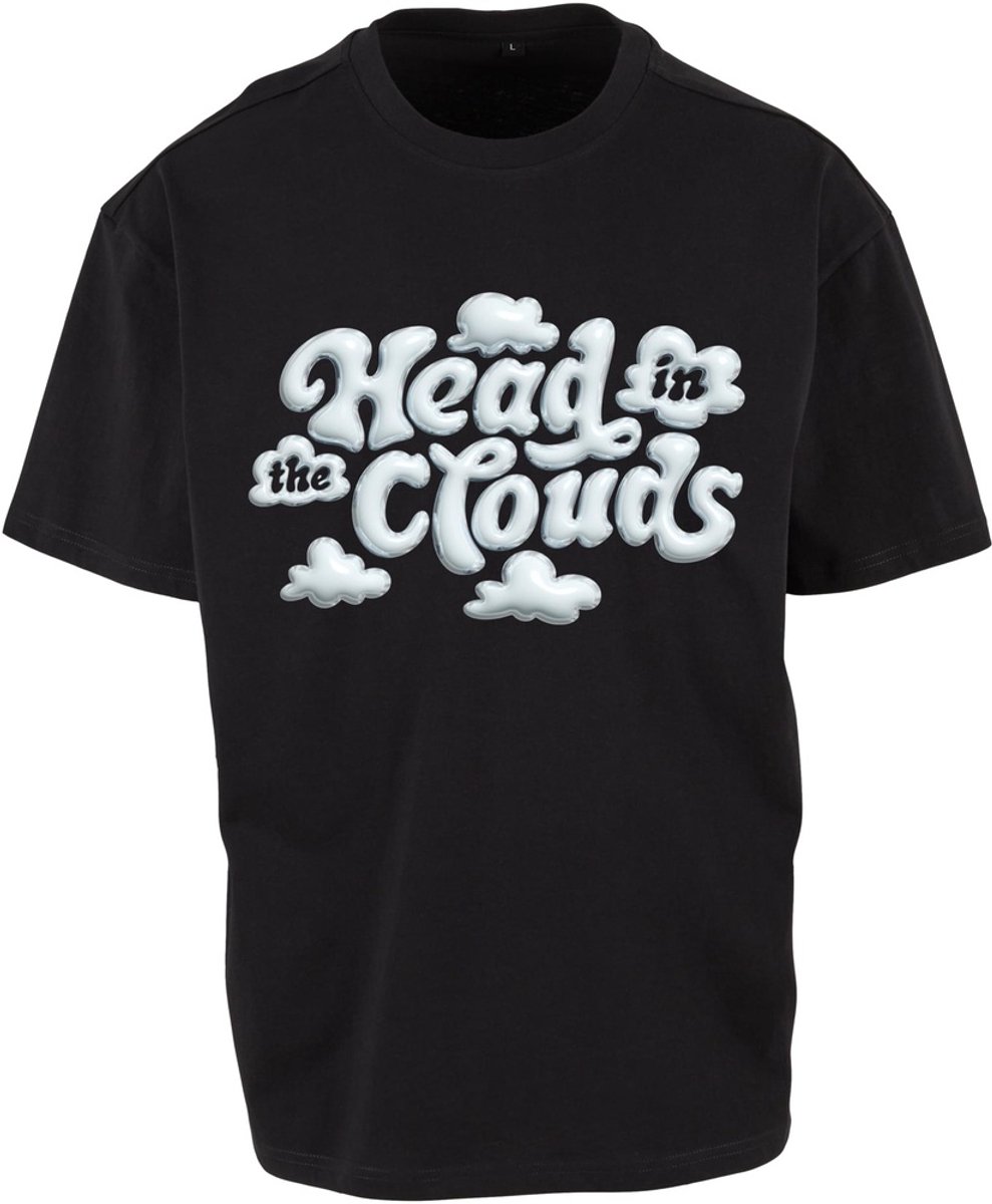 Mister Tee Head In The Clouds Oversize Heren Tshirt XS Zwart
