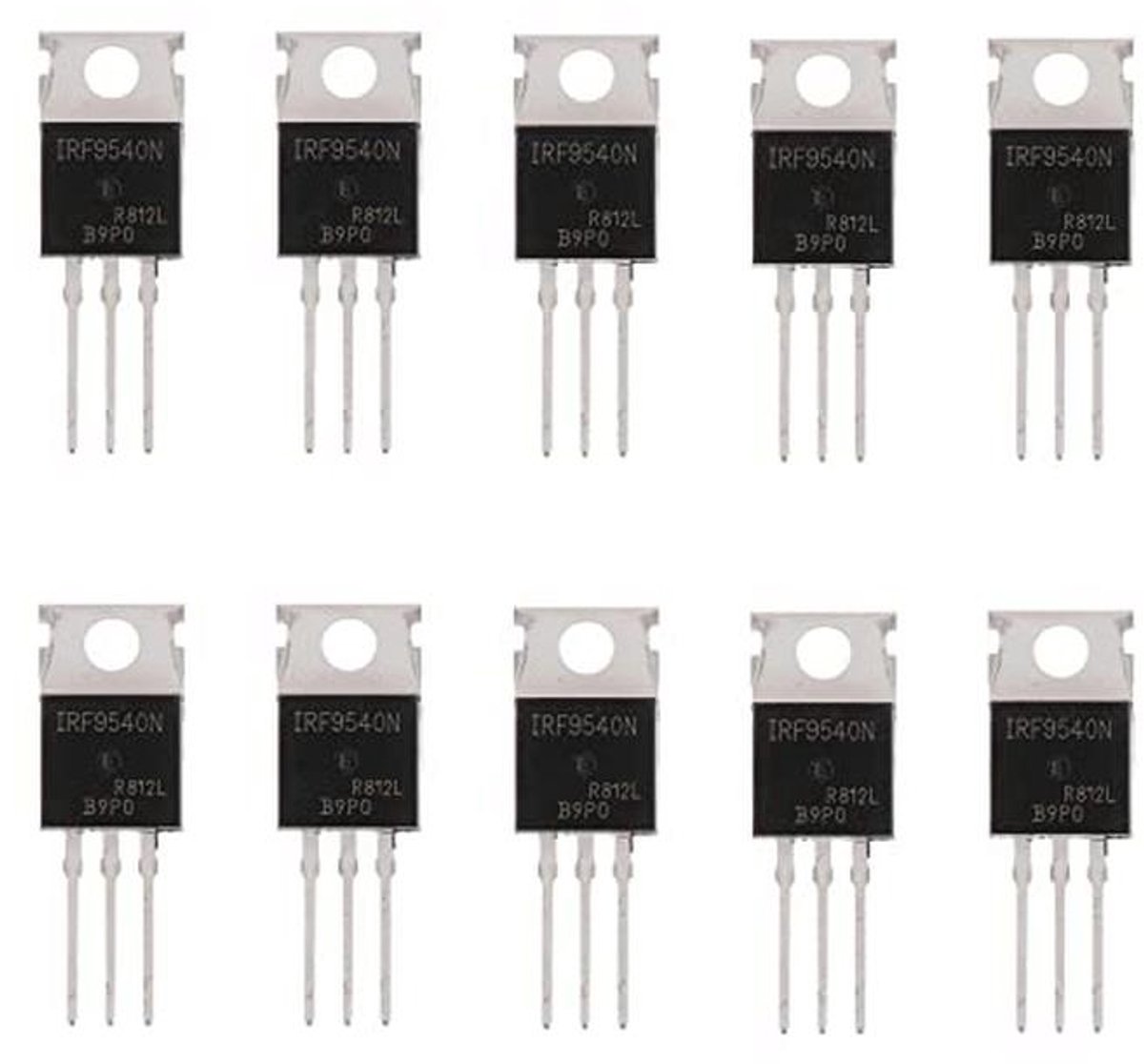 P-kanaal MOSFET transistor 23A 100V TO-220AB - verpakking van 10 stuks
