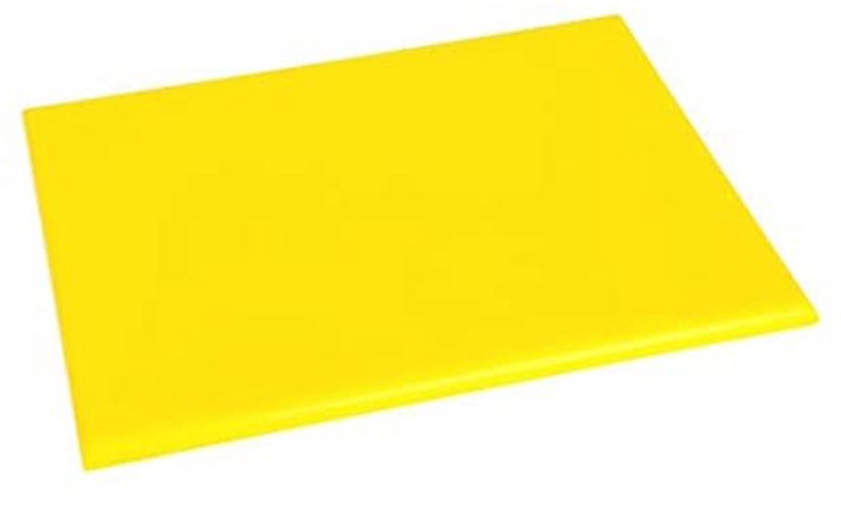 Snijplank Geel Klein 12 x 305 x 229mm - Hoge Dichtheid