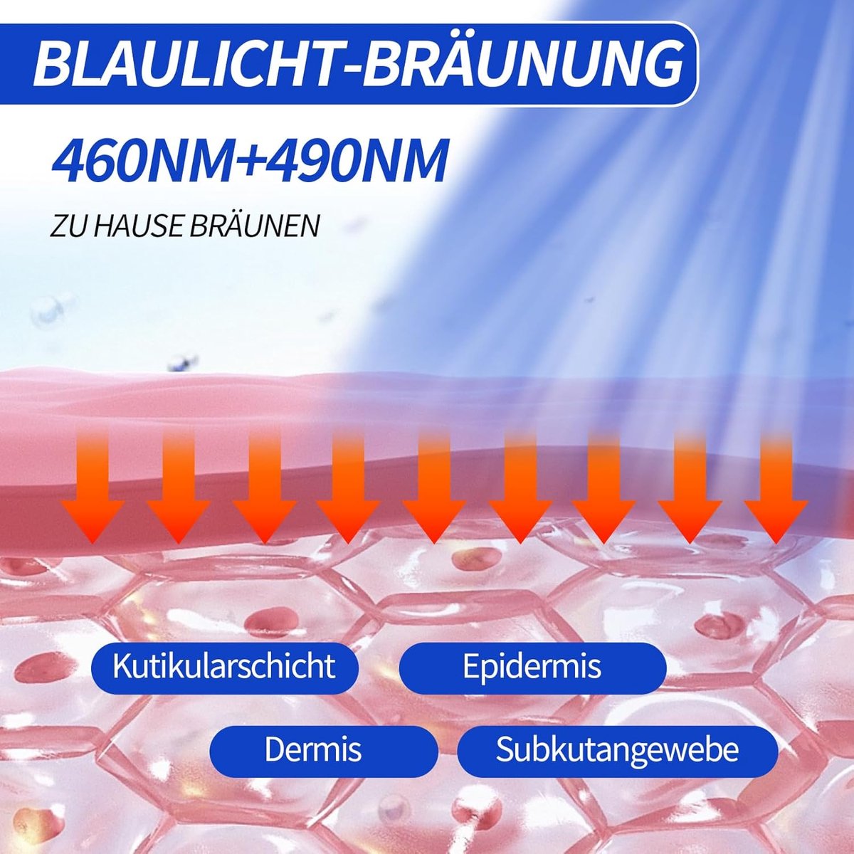 Zonnehemel - Gelaatsbruiner - Zonnebank - Gezichtsbruiner -Zwart – foto 7