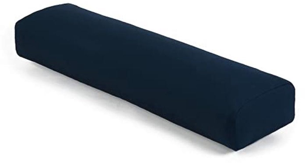 Yoga Meditatie Bolster - Boekweit Kussen voor Ontspanning en Stretchen - Marineblauw