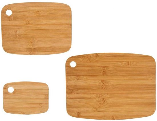 DuneDesign Bamboo Steak Boards Set 33 x 23 x 2 cm - 2 Sturdy Cutting Boards for DuneDesign Bamboo Steak Boards Set 33 x 23 x 2 cm - 2 Sturdy Cutting Boards for