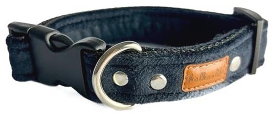Jack and Vanilla windhonden halsband - vetleer l cognac
