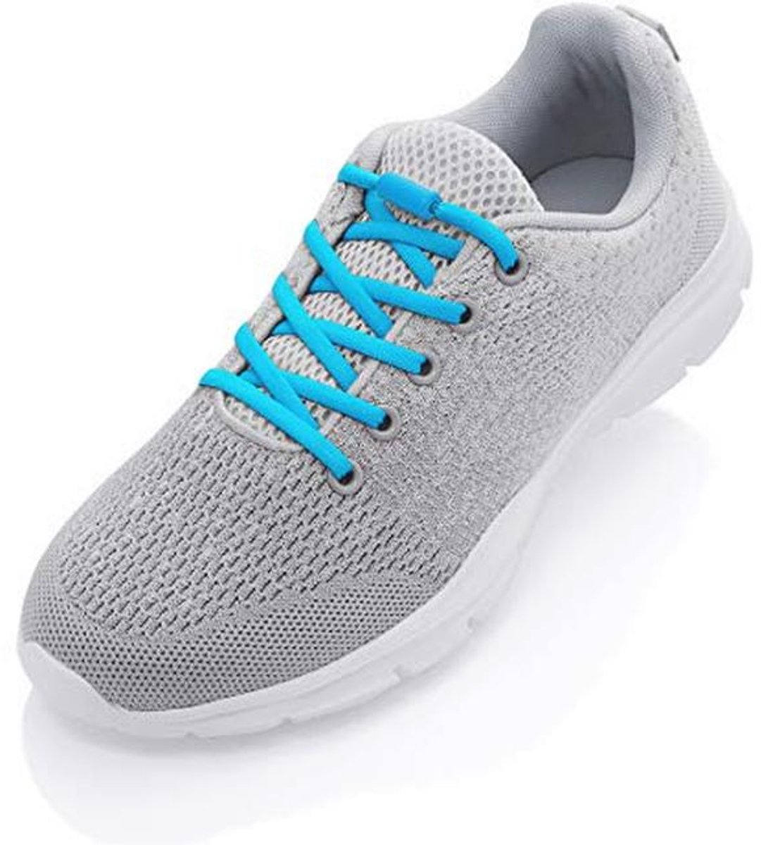 Elastische Veters Met Snelstrik Systeem - 100 cm - Comfortabele Slip-On Veters Voor Sporten, Wandelen En Vrije Tijd