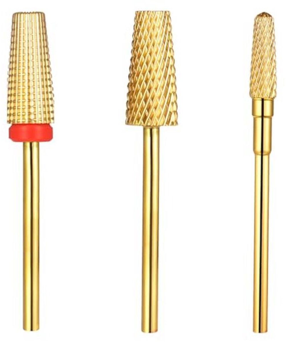 3pcs Nagelfreeset - Multifunctionele Karbide Bits voor Manicure en Pedicure