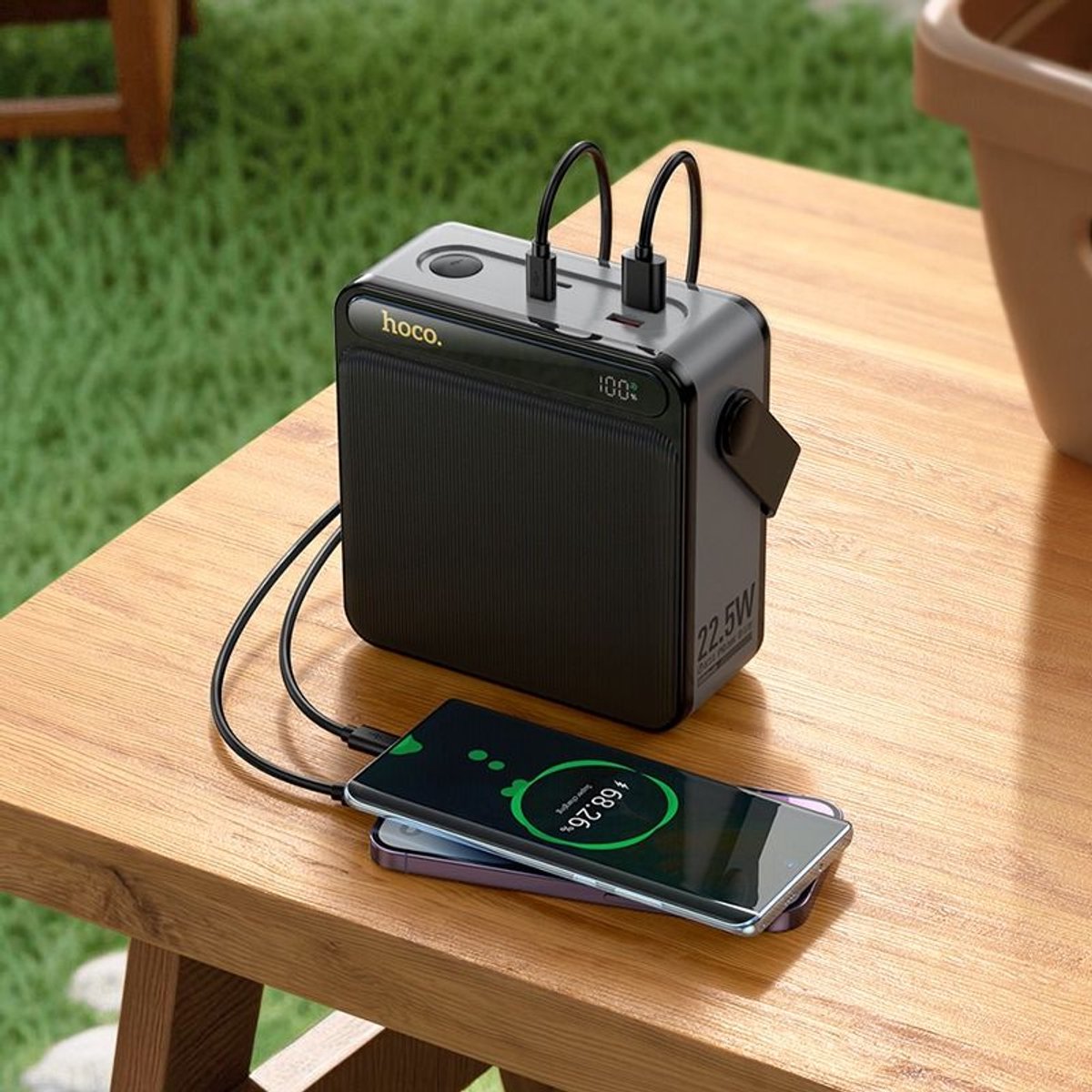 Hoco Powerbank 80.000mAh - 4 Poorten (2x USB-C PD 20W & 2x - afbeelding 3