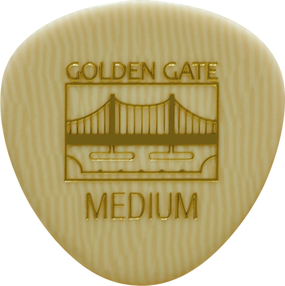 Golden Gate MP-421 Semi rond Ivoroid plectrum Medium 0.75 mm 12-pack