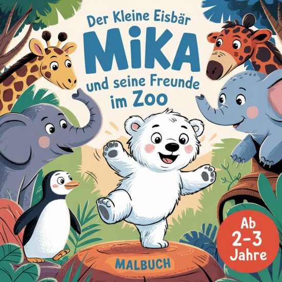 Malbuch Ab 1 Jahr – Erstes Kritzelbuch Mit 50+ Tier-Motiven In A4, Fördert Kreativität & Feinmotorik