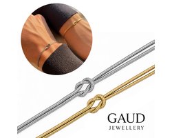 Love & Friendship Infinity Armband Set – Goud & Zilver – Unisex Vriendschapsarmband Set van 2 – Duurzaam Stainless Steel – Perfect cadeau voor liefde & vriendschap