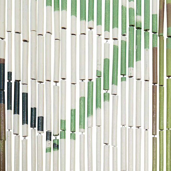 vidaXL - Rideau anti-insectes - bambou - imprimé - 100x200 - cm - bambou