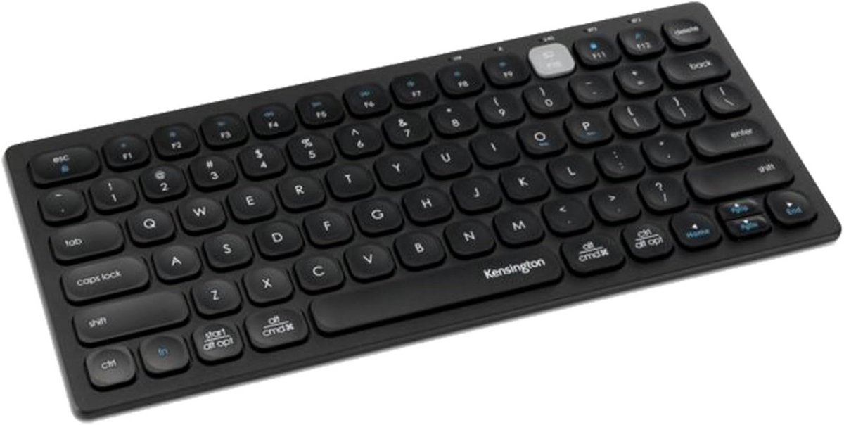 Compact Dual Wireless Toetsenbord met QWERTY Lay-out - Bluetooth en USB Ontvanger