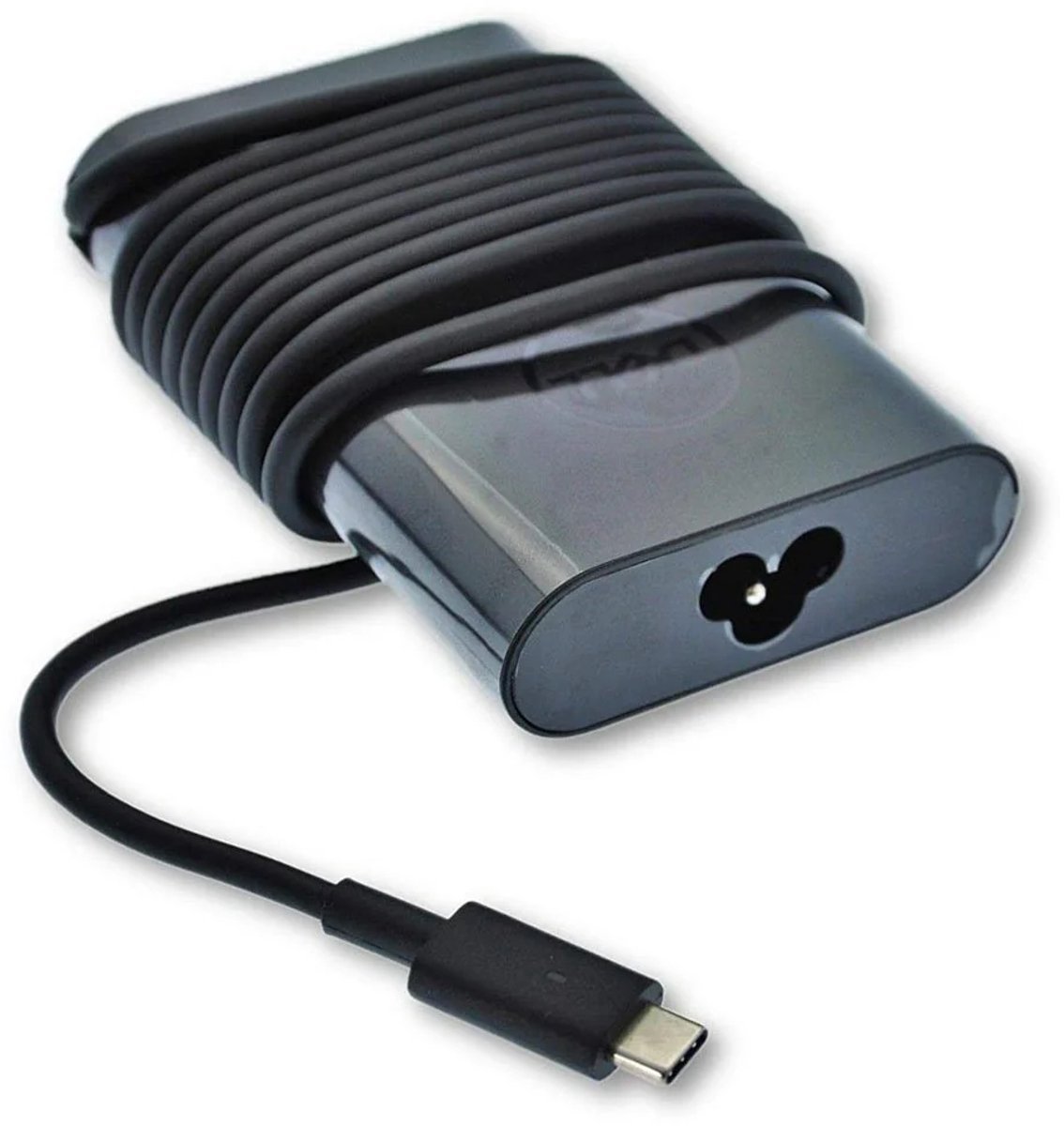 Dell USB-C AC Adapter – 65W – Laptop Oplader – Inclusief 1,5m Voedingskabel – Euro – Zwart