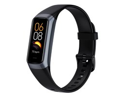 Evy24 Activity Tracker Amoled – Stappenteller – Bloedruk – Hartslagmeter – Slaapmonitor – Saturatiemeter – Sporthorloge – Smartwatch – Activity Tracker – Zwart
