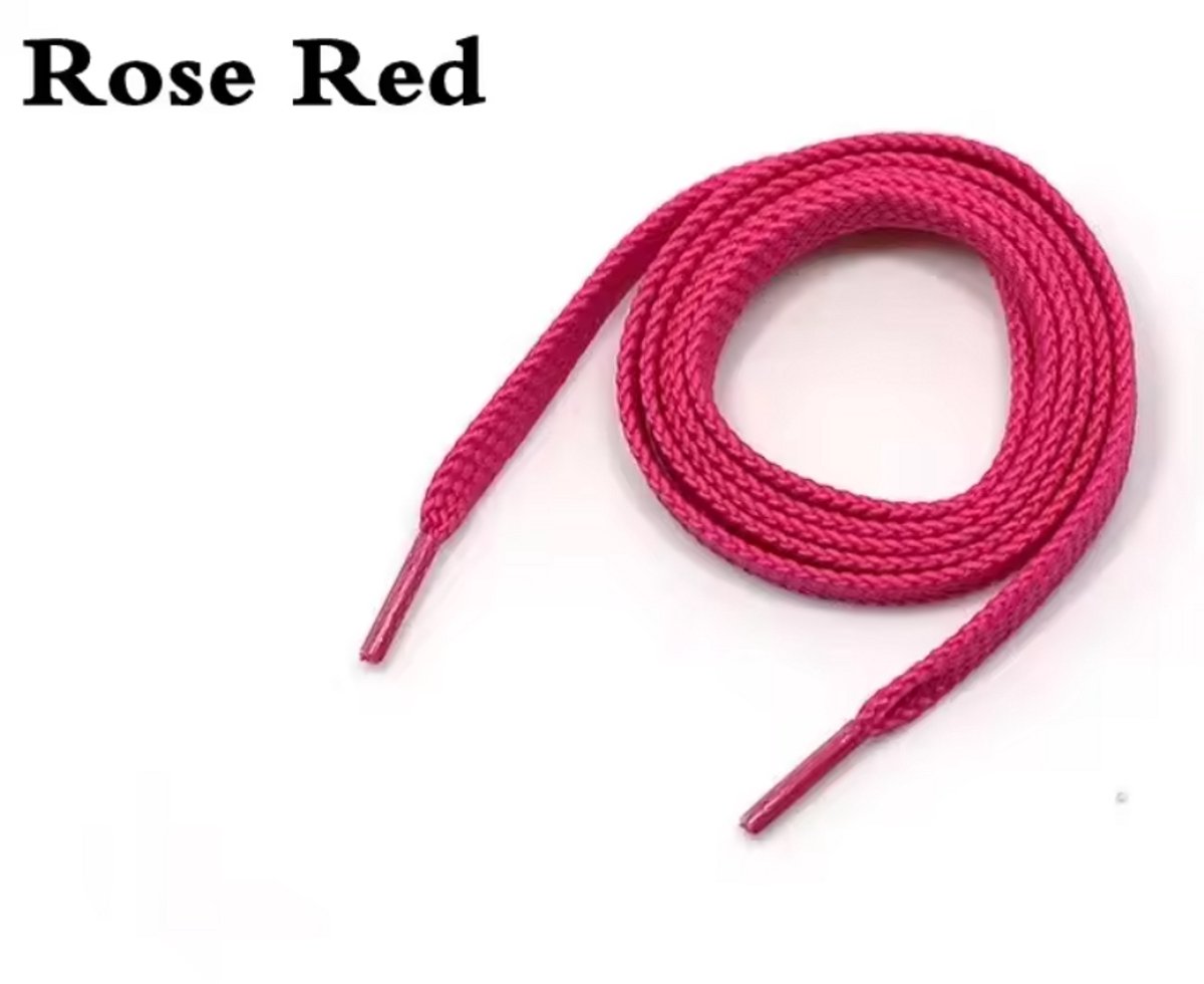 2 Paar Mooie schoenveters | 100 cm | Rose Red