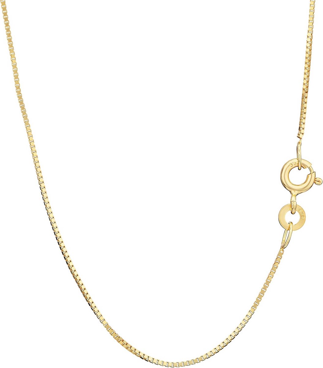 Venetiaanse Gouden Collier 36 cm Fijne Gouden Ketting Geelgoud