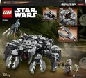 Achterkant LEGO Star Wars doos met Spider Tank, The Mandalorian en Grogu.