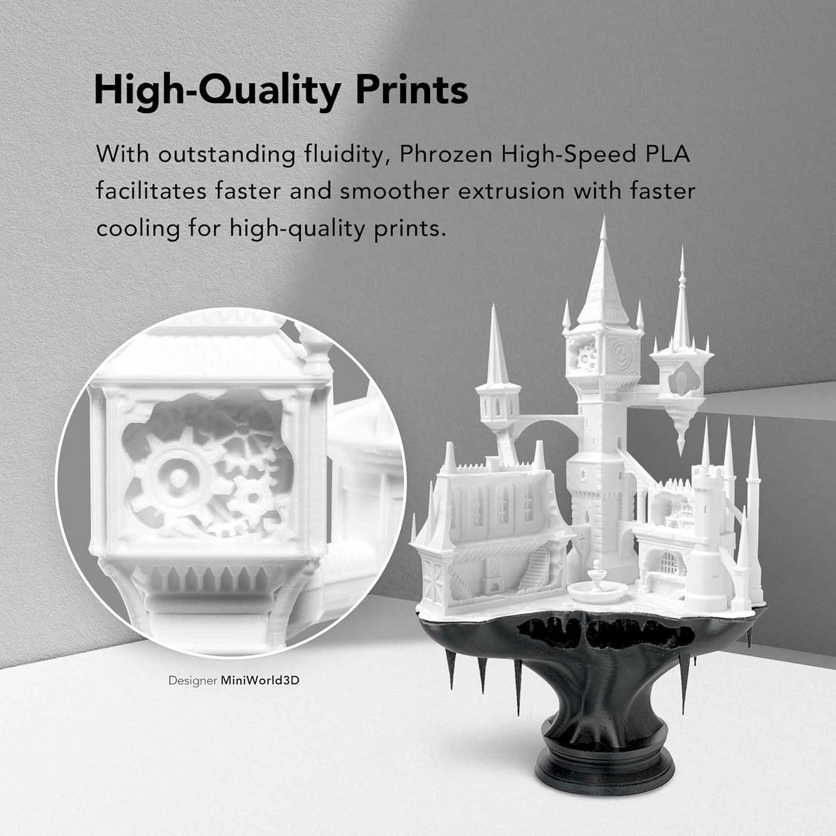 Hoge Snelheid PLA Filament 1.75mm 1kg Rood voor 3D Printer