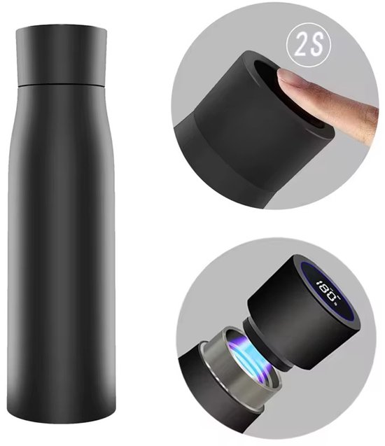 Smart UV-C Self-Cleaning Water Bottle