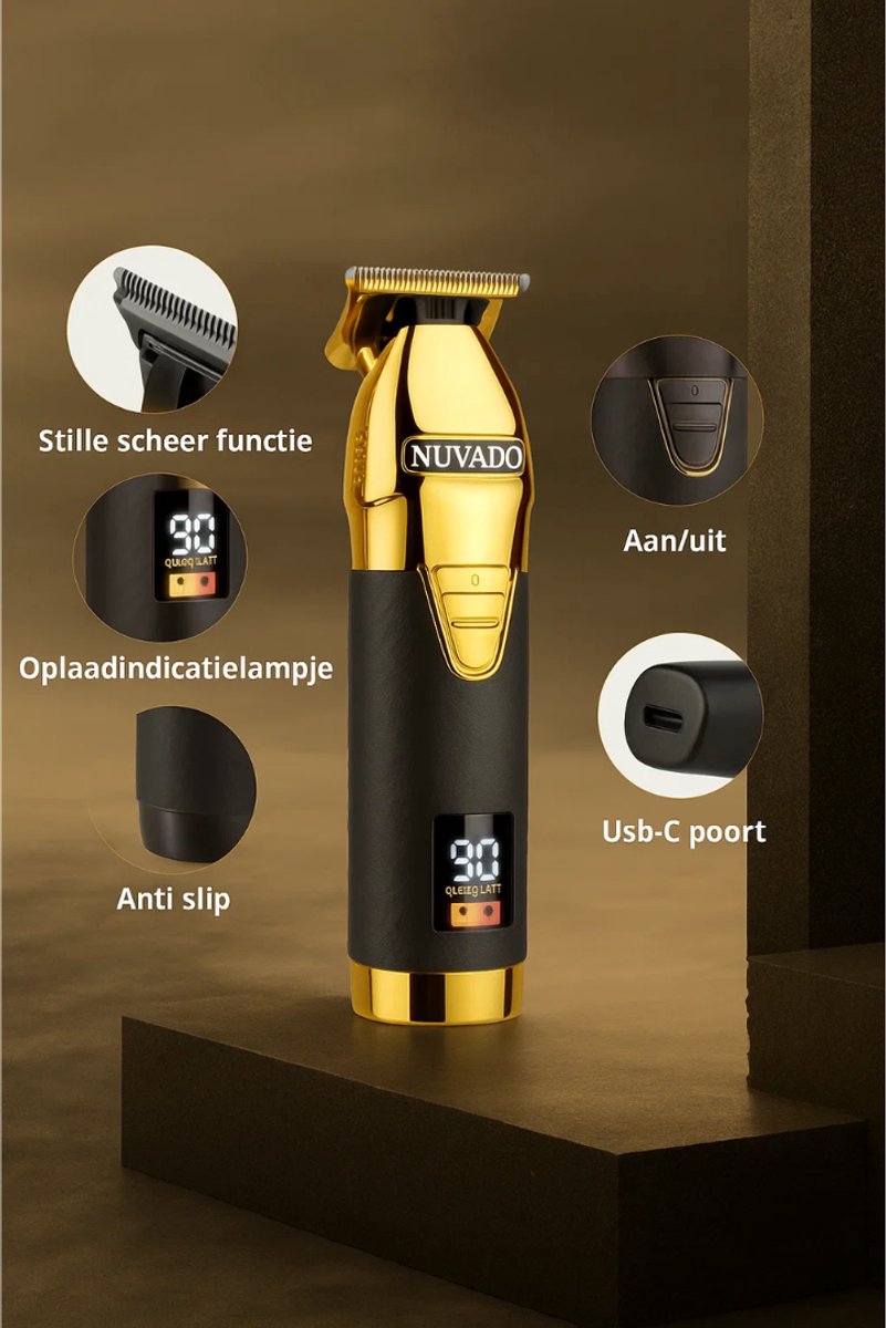 Nuvado Foil Shaver & Baardtrimmer Pakket - Elektrisch - afbeelding 3