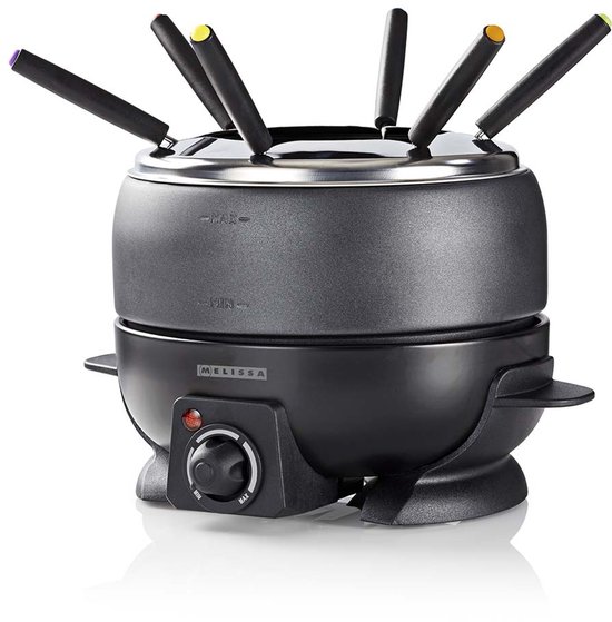 Melissa Elektrische Fondueset - 6 personen - 800W - 2.3L - Incl. 6 vorkjes - 16310236 - Fondueset — afbeelding 4