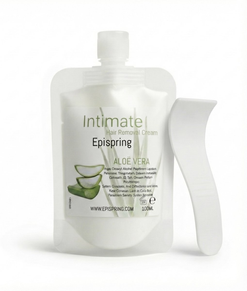 Intimate - Ontharingcrème - Intieme delen - Gezicht - Lichaam - Bikinilijn & Schaamstreek - 100ml - Voor Mannen & Vrouwen - Aloe Vera