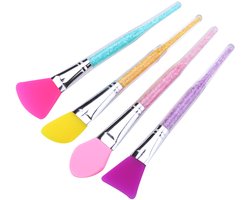 4 stks Siliconen Gezichtsmasker Borstel, Facial Modder Mengen Siliconen Make-up Borstel Applicator…