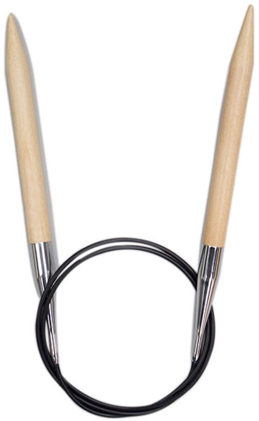 Drops Basic Circular Knitting Needles Birch 40cm 7mm | bol
