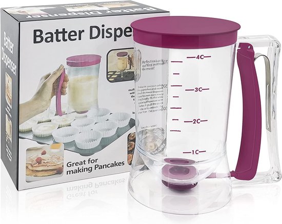 Pannenkoek mixer - voor de perfecte wafels – pannenkoeken – pannenkoek
