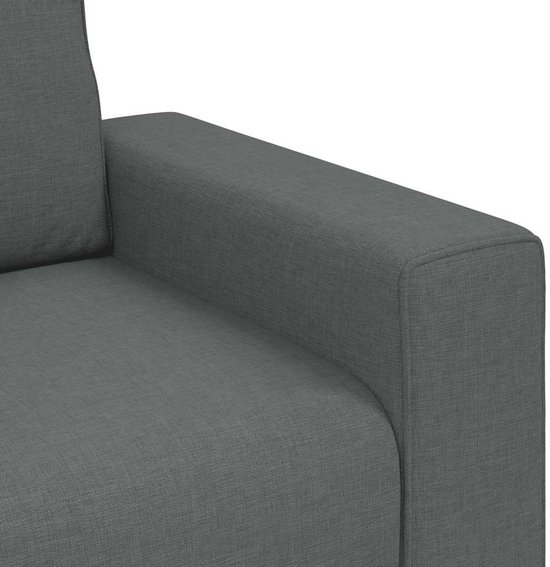 vidaXL - Canapé 2 places - 120 - cm - tissu - gris foncé