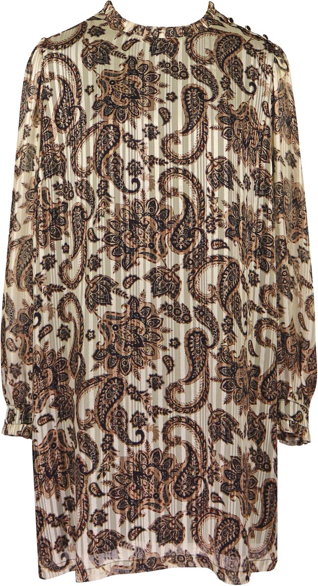 Liu Jo - bruine paisley jurk - maat 42 (IT48)