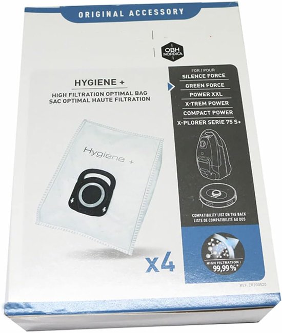 Famanu - High Filtration stofzuigerzakken, geschikt voor Rowenta Hygiëne+ series