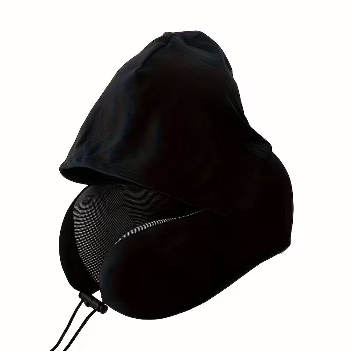 Hoody Nekkussen - Nekkussen net Capuchon - Reisaccessoires - Nekkussen vliegtuig - Reiskussen met Capuchon- Hoody dames - Hoody Heren & Dames - Reiskussen met Capuchon Memory Foam - Comfort & Privacy - Draagbaar & Wasbaar
