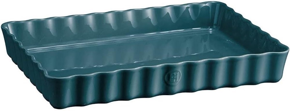 Rechthoekige Keramische Ovenschaal voor Taart en Quiche - 33x24 cm
