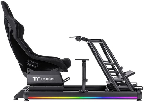 Thermaltake GR500 – Racing Simulator Cockpit – Verstelbare Seat & Stevig Frame - Zwart — afbeelding 5