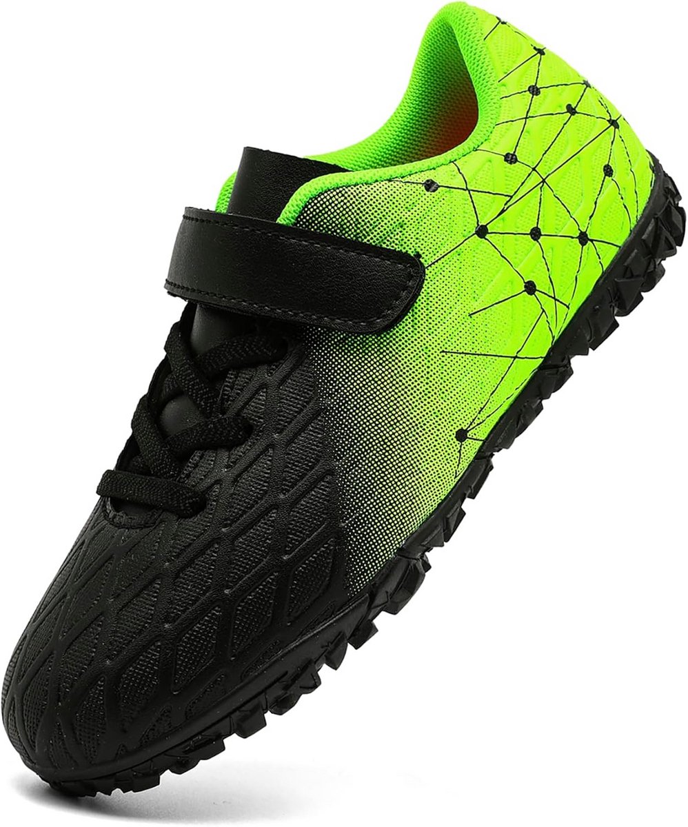 Voetbalschoenen voor Kinderen - Lage Noppen, Antislip voor Kunstgras en Binnen Training