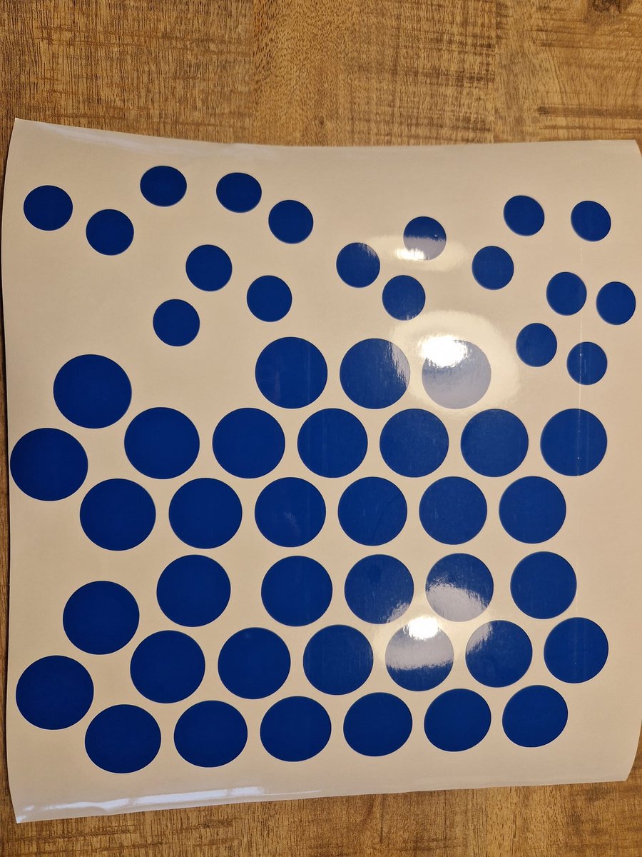 Herbruikbare statische raamsticker CONFETTI