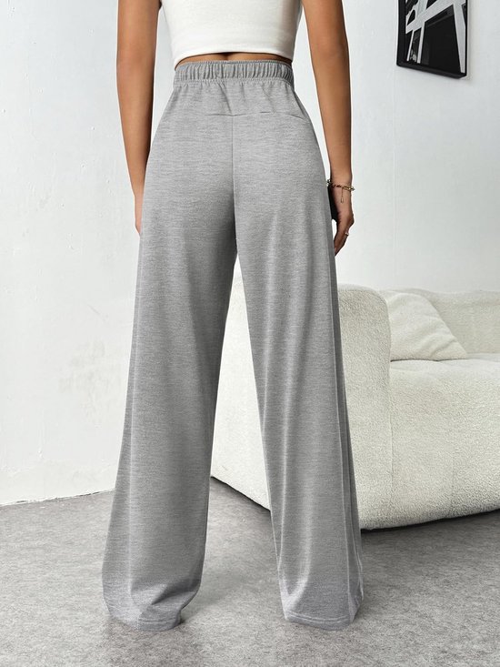 Dames Joggingbroeken Hoog Taille met Wijde Pijpen - Comfortabele Training en Casual Broek — afbeelding 3