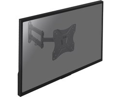 Kimex 013-1122 TV muurbeugel met scharnier, draaibaar, voor LCD-monitor, LED, 23 tot 42, dubbele arm