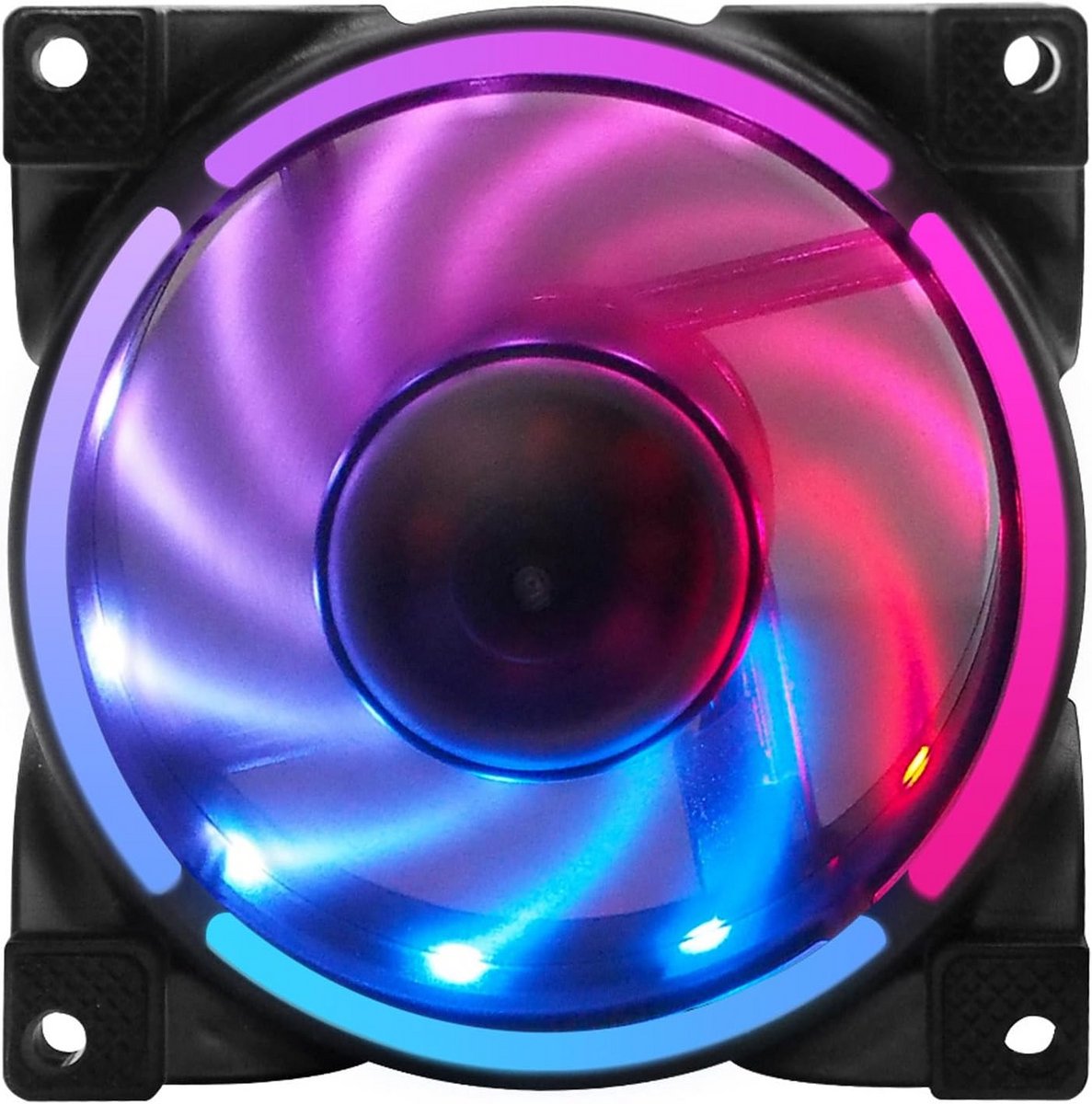 Stille 80mm PC Ventilator met Instelbare Snelheid en ARGB Verlichting