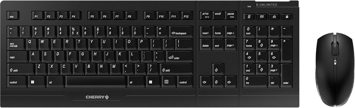 Draadloos Oplaadbaar Toetsenbord en Muis Set EU QWERTY - Ergonomisch en Duurzaam