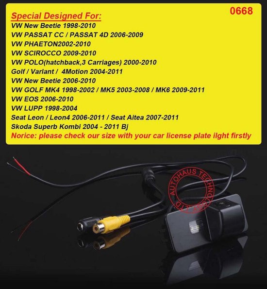 Hoge kwaliteit MXN 81C-TVI achteruitrijcamera