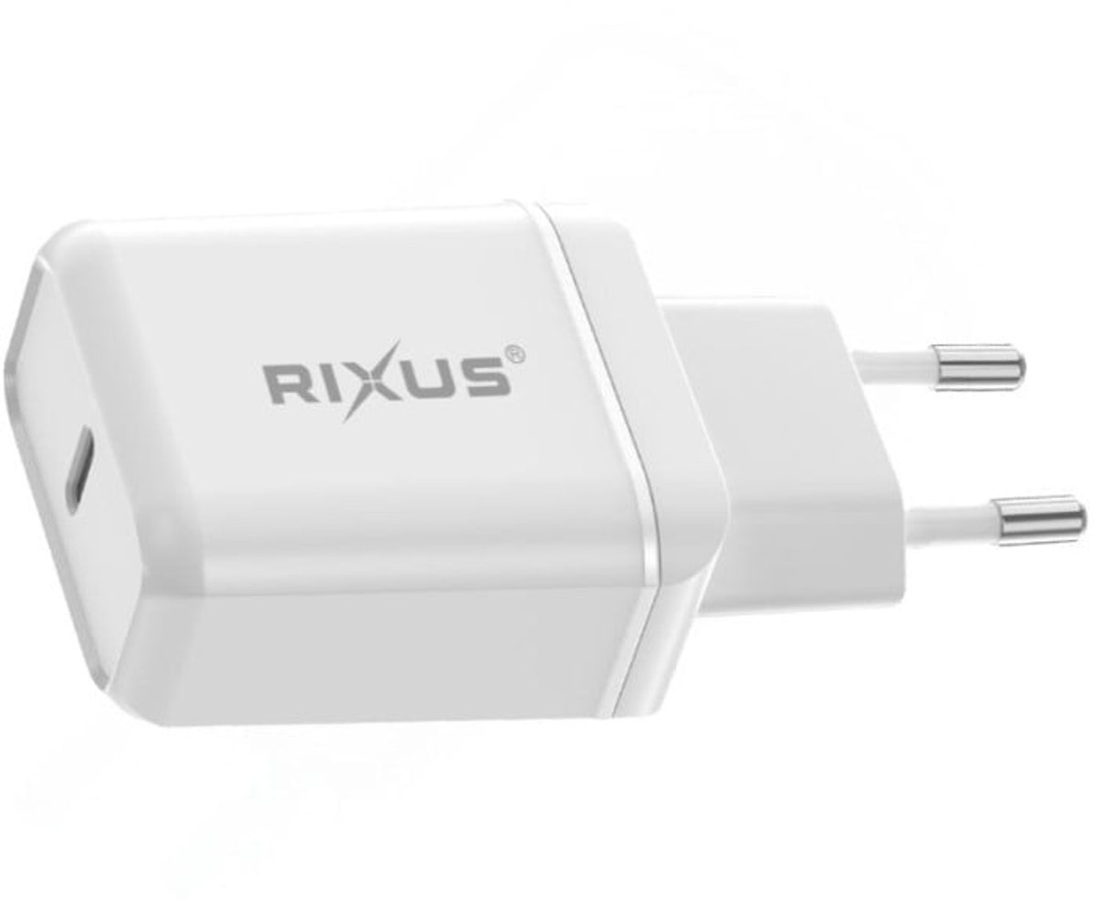 Rixus - Adaptive Fast Charger 25W - USB naar USB -C oplaadblokje - iPhone/MacBook - Laptop/telefoon - Geschikt voor MacBook 12 -inch/air/pro/Retina - iPhone 11/12/13/14/SE/X/XRR /XS - MC207LL/A/MC516LL/A - Chargers