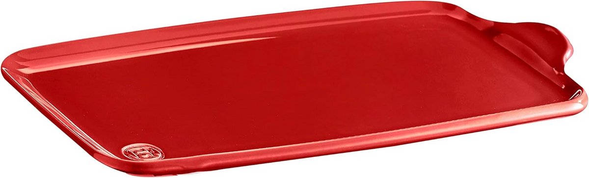 XXL Keramische Serveerplank Rechthoekig Rood 32x21 cm