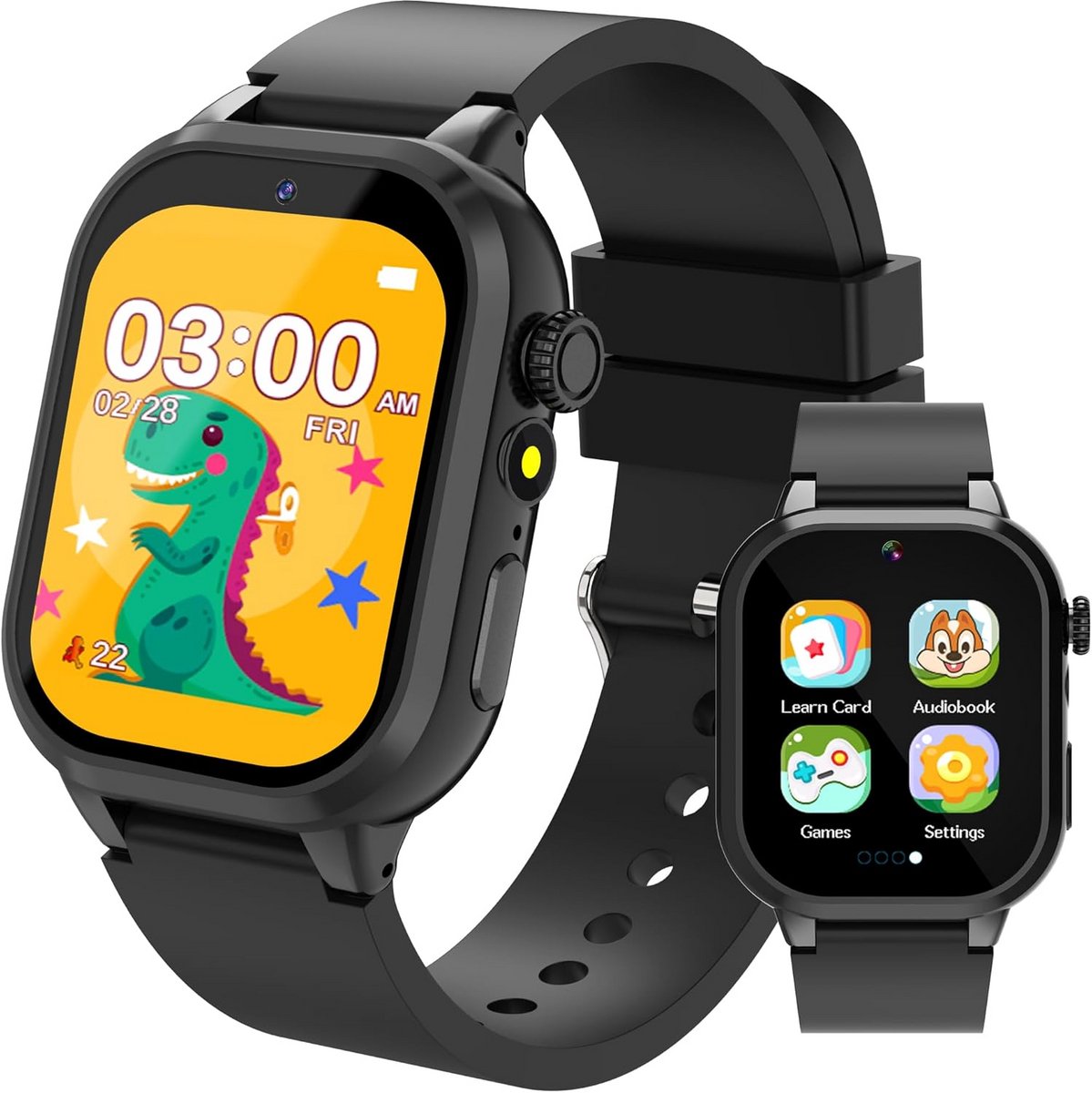 Smartwatch voor Kinderen met 32 Spellen – Perfect voor Jongens en Meisjes