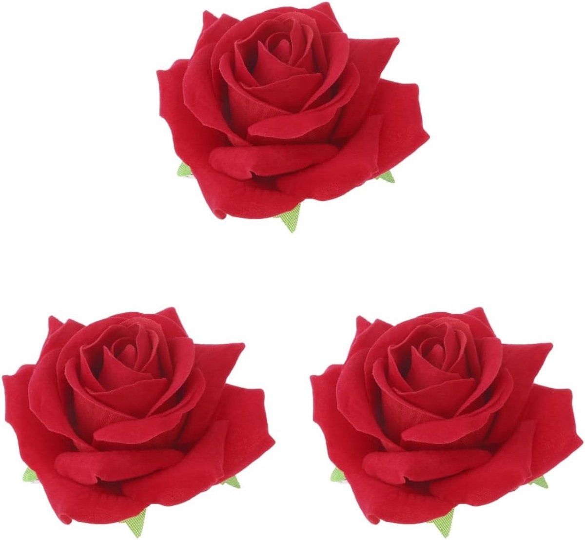 Set van 3 Kunstbloem Haarspeld Broche Corsage Rozen Accessoire